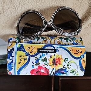 DOLCE & GABBANA ,SUNGLASSES AND CASE